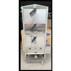 利通餐飲設備 自動加水蒸籠 廣式蒸箱 三層蒸爐 不鏽鋼蒸箱 營業用蒸氣爐, 1個