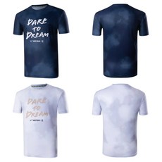 VICTOR 勝利 李梓嘉聯名 Dare To Dream 針織 T-Shirt T-LZJ353 羽球運動服飾, 白色