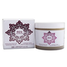 REN 摩洛哥玫瑰O2糖身體磨砂膏, 1個, 330ml