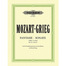 (英文圖書) Fantasia & Sonata for Piano in C Minor K475/457 with 2nd Pno. Part by Edv. Grieg: With Freely... 平裝版, Alfred Music, 英文