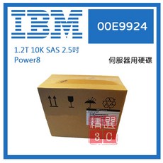 IBM 00E9924 1.2T 10K SAS 2.5吋 SSD 小型伺服器用 全新盒裝