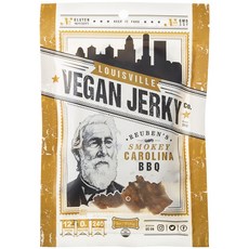 LouisvilleVeganJerky 素食肉乾煙熏卡羅萊納燒烤, 1個, 85.05克