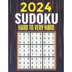 (英文圖書)2024 Sudoku Puzzles: Hard to Very Hard Sudoku Puzzles with Solutions Suduko Book... 平裝版, Independently Published, 英文