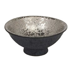 寬口清酒杯 40g, 1個, 黑色+銀色