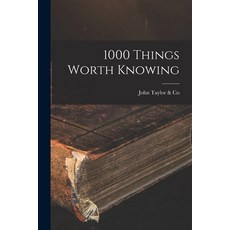 (英文圖書) 1000 Things Worth Knowing [microform] 平裝版, Legare Street Press, 英文
