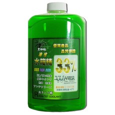 黑蜘蛛 油性水箱精 33%濃度 1000ml - 防鏽、抗凍、提升冷卻效率, 1個, 所有燃料類型