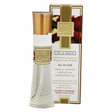 Just Pure Essentials 多合一保濕油巴伐利亞覆盆子白巧克力, 1個, 60ml