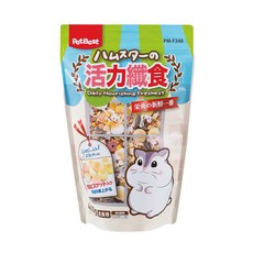 PetBest 倉鼠主食飼料 活力纖食 400g 營養均衡 幫助磨牙 消臭配方, 1包裝