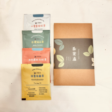 Teasney 信封單包茶巡禮 高山茶 蜜香紅茶 紅玉 GABA茶 四入組合, 1套裝, 茶包