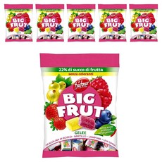 Dufour BIGFRUT軟糖 草莓+藍莓+覆盆子+醋栗口味, 6個, 150g