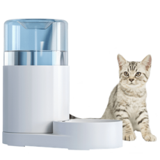 寵星球 美芙飲水機 自動蓄水寵物飲水機 貓咪飲水器 狗狗飲水碗 2.5L, 白色, 1個