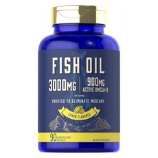 carlyle Omega-3魚油快釋軟膠囊 檸檬口味 3000mg, 1罐, 90顆