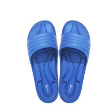 MONZU 多功能拖鞋 MIT台灣製造防滑排水寬版室內外兩用拖鞋, 藍色, 1個