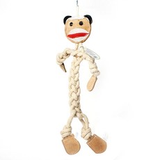 HuggLeHouNDs 狗的繩索玩具, 1個, 猴