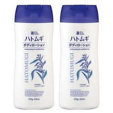 KUMANO 熊野油脂 麗白薏仁透亮身體乳液, 2瓶, 250g