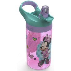 zak designs 塑膠水瓶水瓶, 473.2毫升, 米妮老鼠