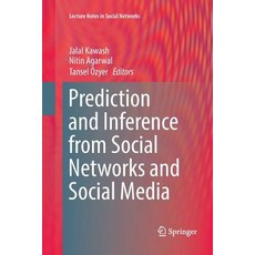 (英文圖書) Prediction and Inference from Social Networks and Social Media 平裝版, Springer, 英文