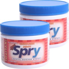 Spry 木糖醇糖 肉桂薄荷味, 2罐, 144g