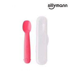 韓國sillymann 100%鉑金矽膠幼童餵食湯匙(4個月)-4m