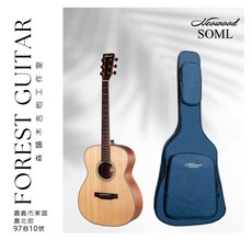 森韻木吉他工作室 Neowood SOML 附琴袋 40吋 OM桶 面單 雲杉木/雷斯木兒童吉他, 詳見包裝