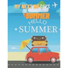 (英文圖書) my 50 days in summer: A book describing my summer days .activity and camping 平裝版, Independently Published, 英文