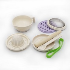 Smart Angel 副食品研磨組, 白色, 研磨器、濾網、碗, 1組