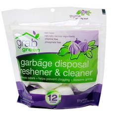 grab green 清潔池是12個開放式豆莢, 1個, 百里香和無花果葉