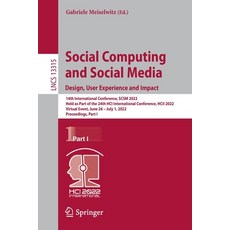 (英文圖書) Social Computing and Social Media: Design User Experience and Impact: 14th International Con... 平裝版, Springer, 英文