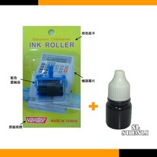 【SL】支票機墨球+墨水組 (適用W-3000/AY6000/UB SO EASYII/CH-100), 支票機墨球+1瓶墨水