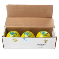 Total Control Sports 볼74 3入裝, 黃色, 3個