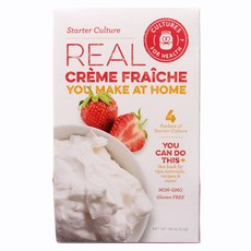 Cultures For Health 您在家製作 Starter Culture Real Cream Fresh, 4件, 0.6克