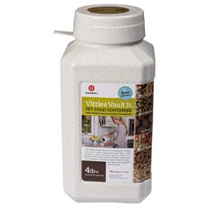 VITTLES VAULT 寵物食物儲存罐, 1個, 白色的