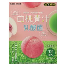 TheGolden 白桃青汁乳酸菌沖泡飲隨身包 12條入, 1個