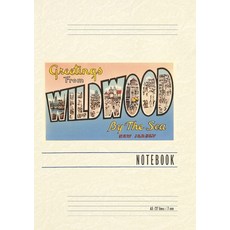 (英文圖書) Vintage Lined Notebook Greetings from Wildwood-by-the-Sea New Jersey 平裝版, Found Image Press, 英文
