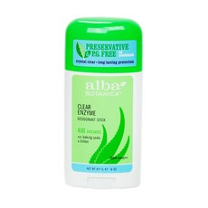 Alba Botanica 清除酶除臭棒蘆薈無香型, 1個, 57克
