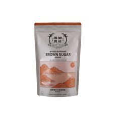 黑糖農莊 張師傅手工柴燒黑糖 薑味顆粒, 500g, 1個