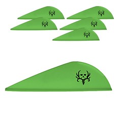 NAP NAP New A-Plast Quick Fletch弓箭配件狩獵用品, 6入, 綠