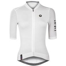 BAISKY百士奇 自行車女款短車衣 潔淨白 - 女性自行車運動上衣