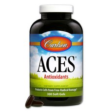Carlson Labs ACES 軟膠囊, 300 件, 1個