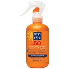 Kiss My Face 防曬乳液噴霧 SPF50, 1瓶, 236ml