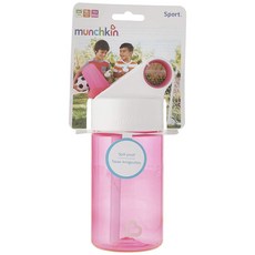 munchkin 孩童運動防漏水杯, 354.9ml, 粉色