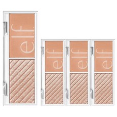 e.l.f. 臉部雙色打亮+腮紅 4.6g, 4入, White Peach