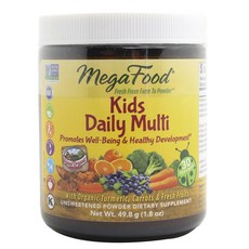 MegaFood 無糖綜合維他命粉, 49.8g, 1罐