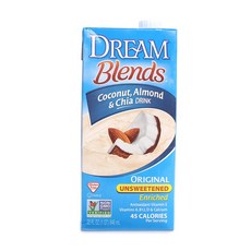原味無糖椰子杏仁和奇亞籽飲料, 1個, 946ml