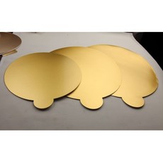 糖糖烘焙 焙優佳 圓邊蛋糕墊 (有耳) 50入 蛋糕底襯 16cm 24cm 圓形金盤 蛋糕紙托 蛋糕底墊 金色底墊
