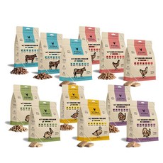 【VE唯一】凍乾鮮肉狗生食餐試吃包 雞肉/豬肉/火雞肉/兔肉 方塊排/小顆粒