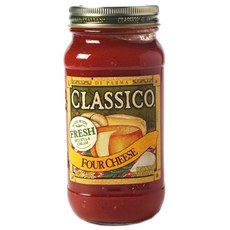 CLASSICO 4種起司番茄義大利麵醬, 680克, 1個