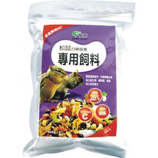 跳跳 松鼠均衡營養專用飼料 倉鼠食譜 全鼠類主食, 500g, 1個