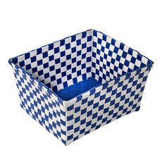 honey can do 編織籃, White+Blue, 1個