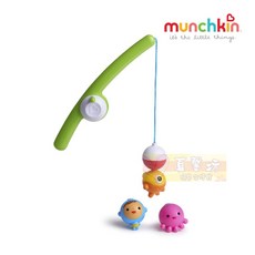 滿趣健Munchkin 釣魚洗澡玩具組 安全無毒材質 培養手眼協調, 詳見包裝, 綠色, 1個
